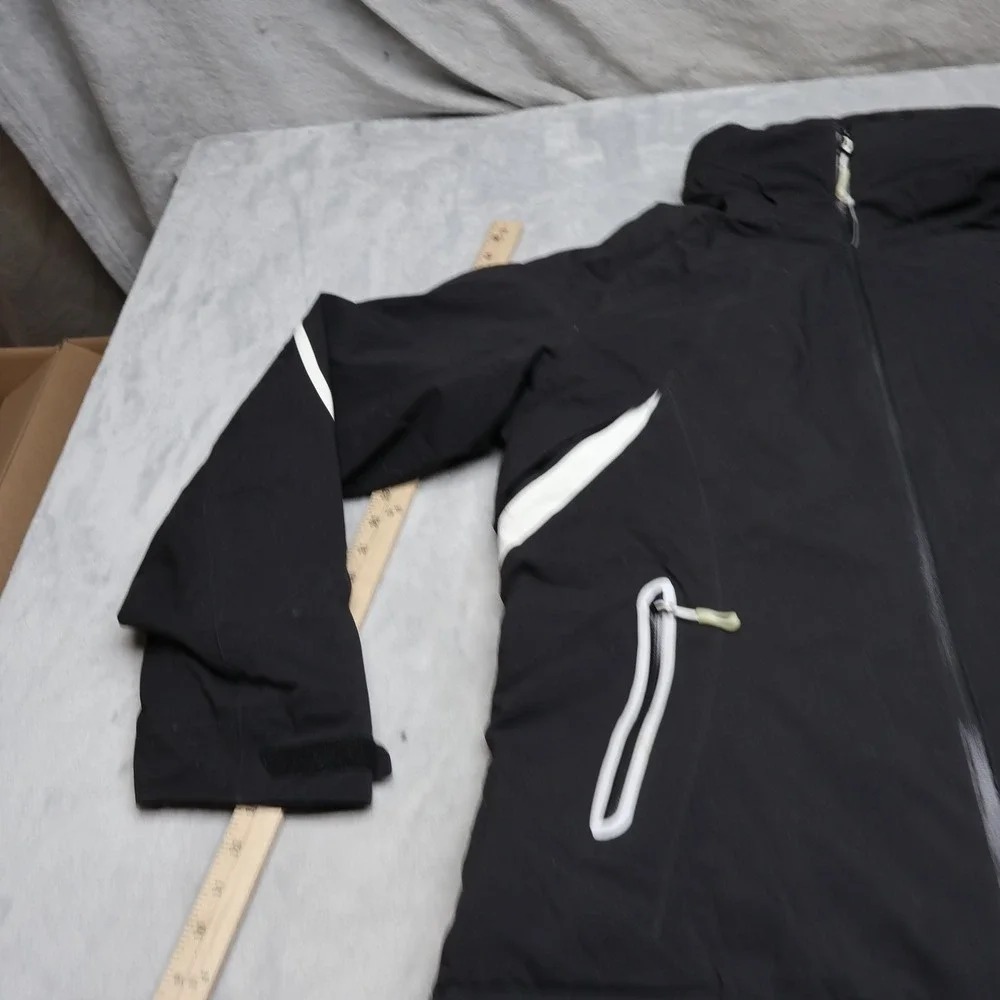 Salomon Jacket Youth XL Black ClimaPro Technical Waterproof Ski Snow Insulated